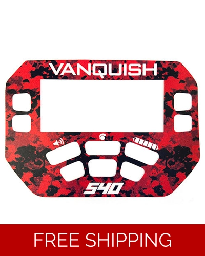 A Minelab Vanquish 540 Keypad sticker in 7 colour choice.